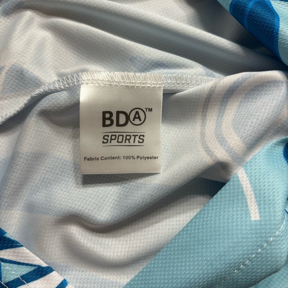 BDA Sports Dunedin Blue Jays Hawaiian Short Sleeve Button Down Shirt Size Large - Picture 8 of 11